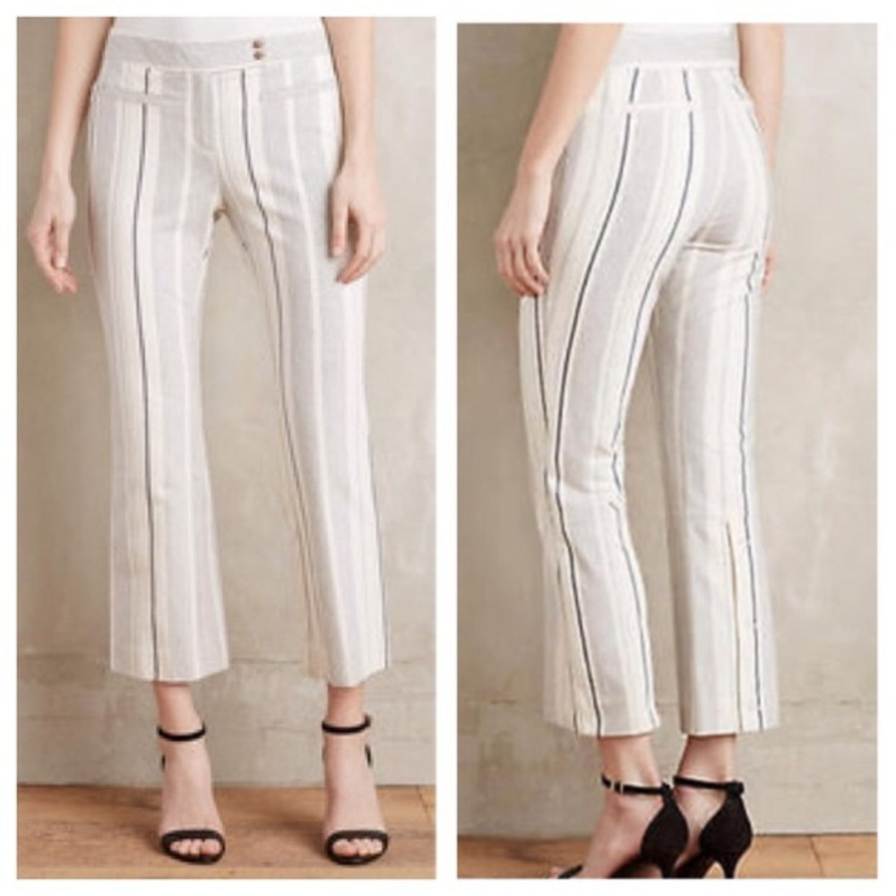 Anthropologie Cartonnier Charlie Crop Flare Pant